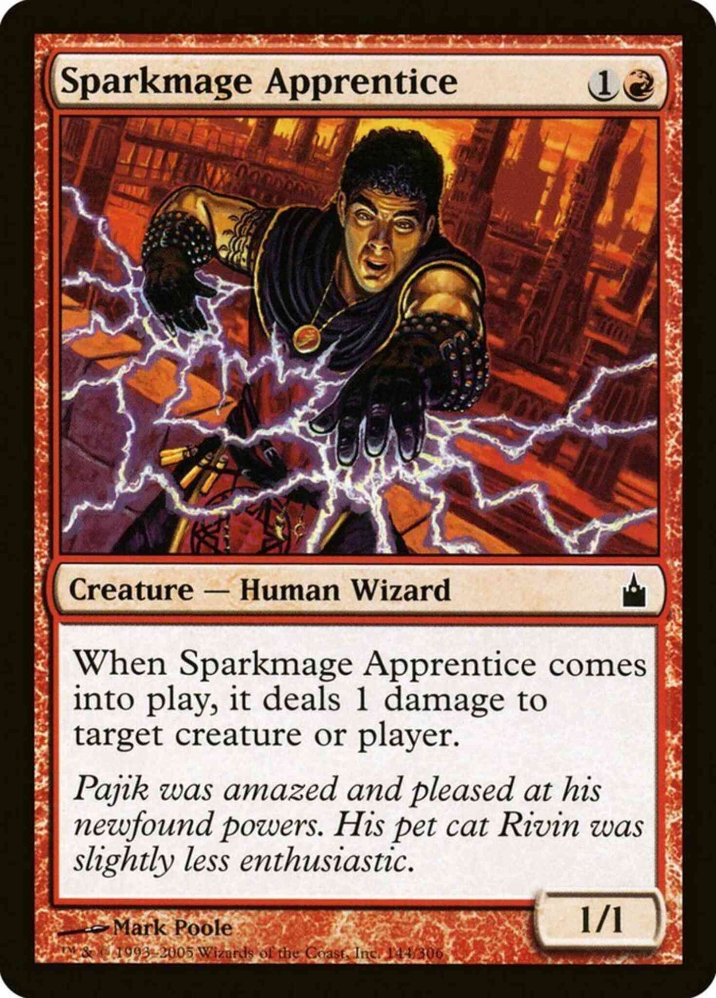 Sparkmage Apprentice [144] [Ravnica City Of Guilds] [Non-Foil]