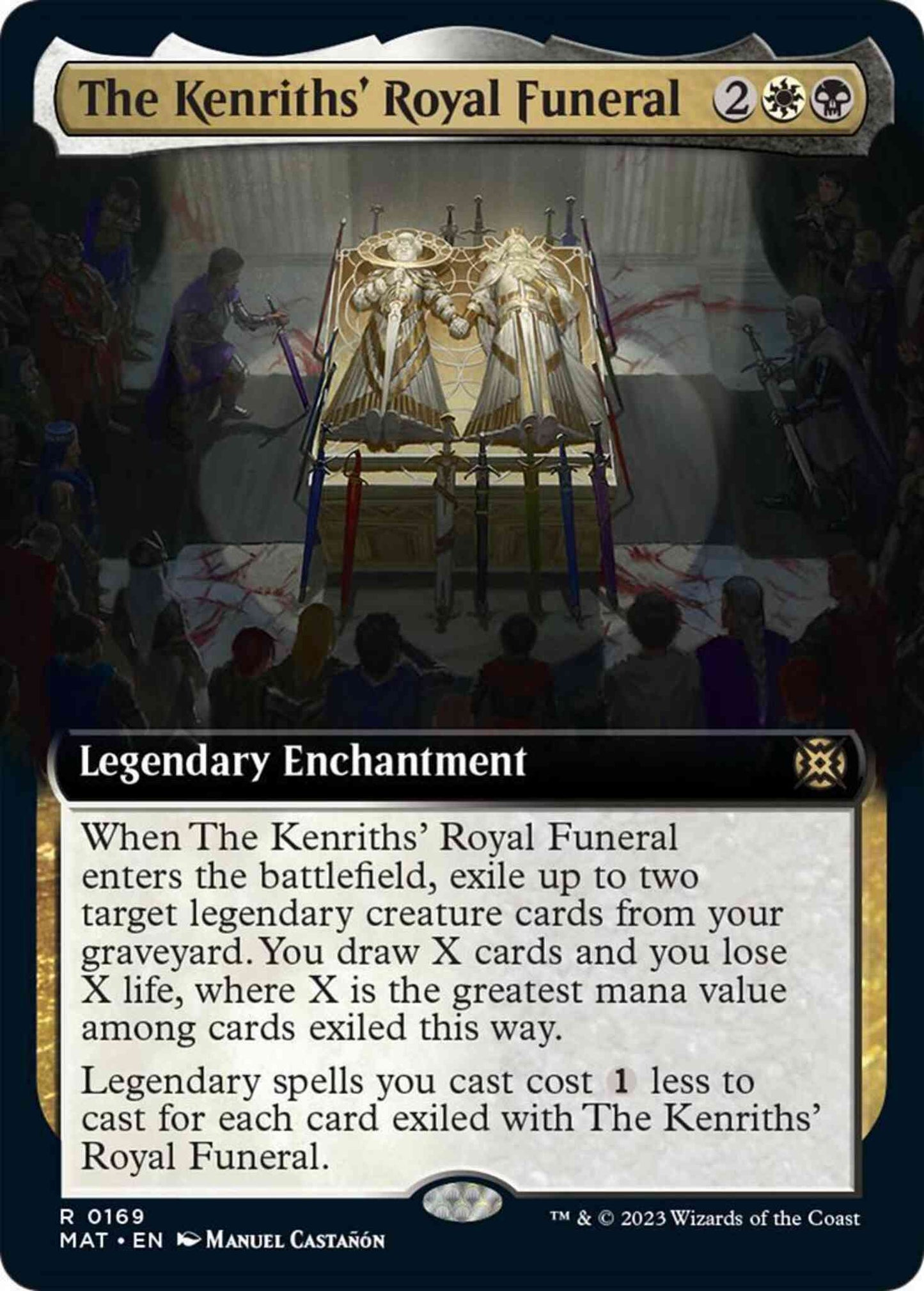 The Kenriths' Royal Funeral [169] [Extended Art] [March of the Machine: The Aftermath] [Non-Foil]