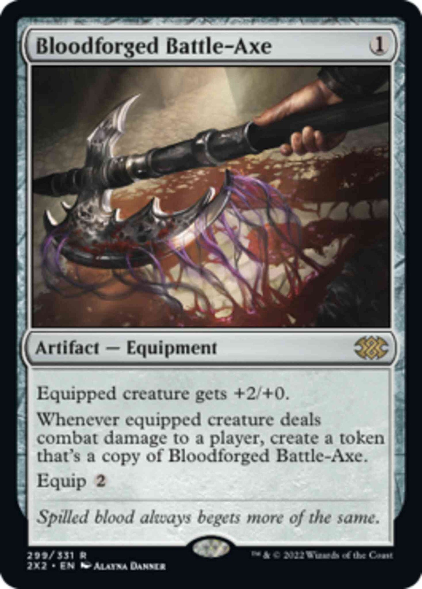 Bloodforged Battle-Axe [299] [Double Masters 2022] [Non-Foil]
