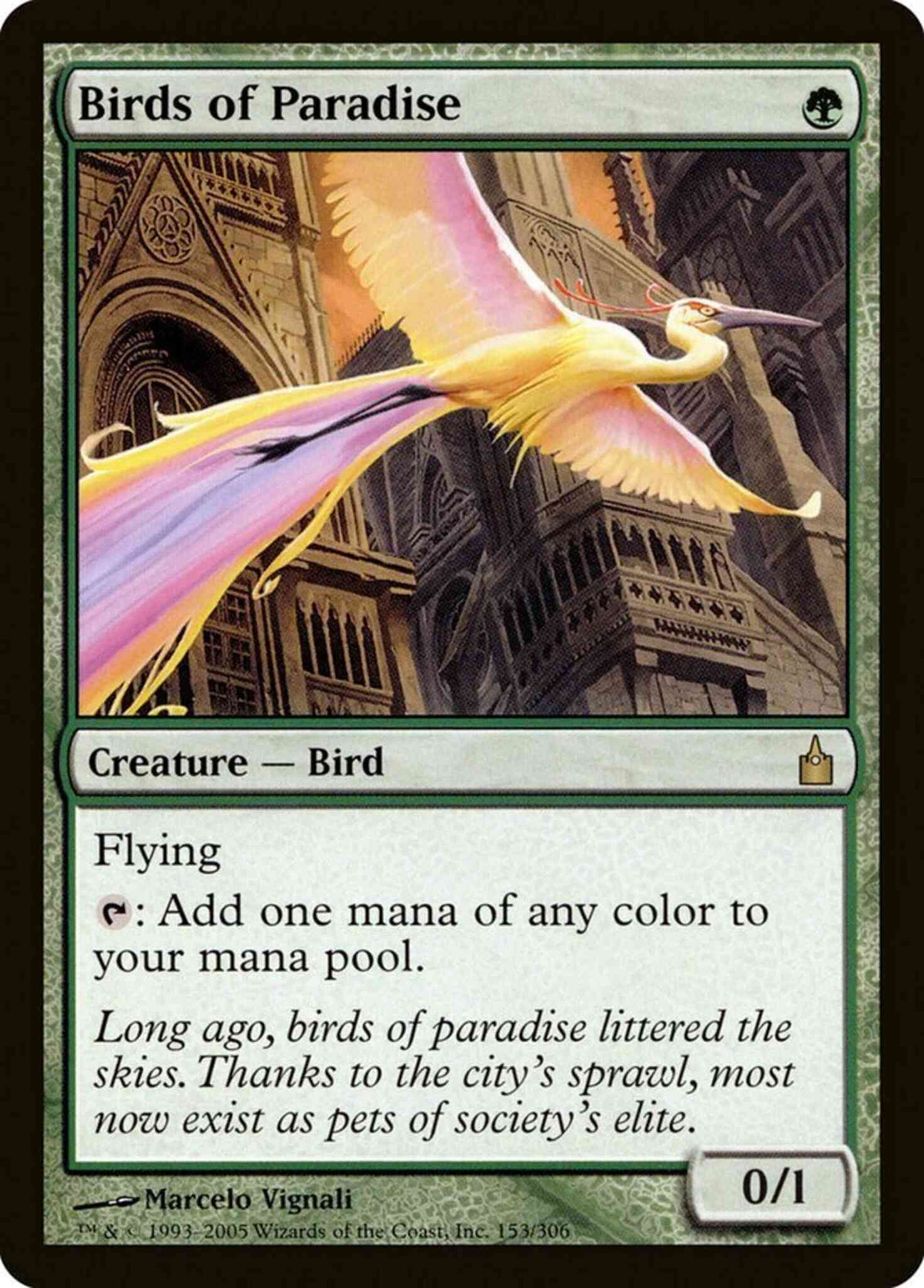 Birds of Paradise [153] [Ravnica City Of Guilds] [Non-Foil]