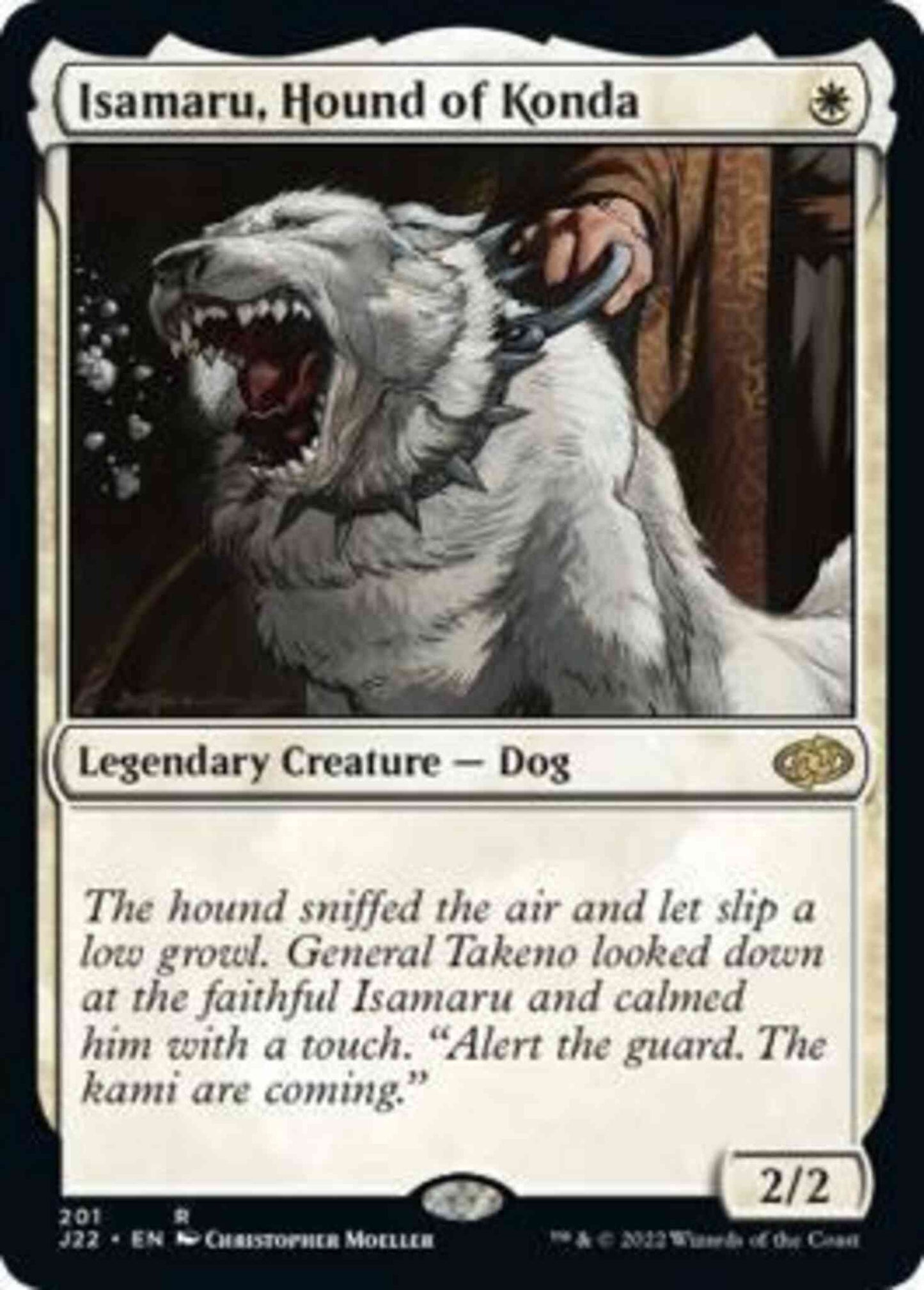 Isamaru, Hound of Konda [201] [Jumpstart 2022] [Non-Foil]