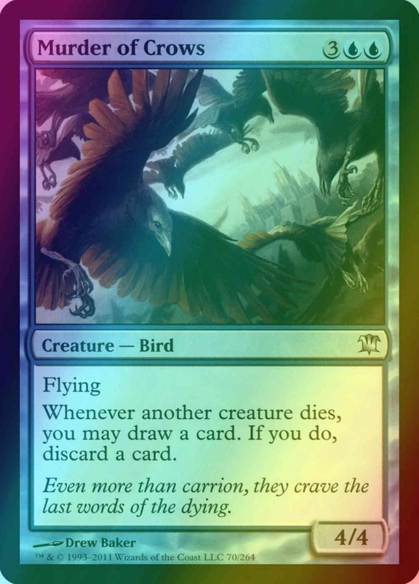 Murder of Crows [70] [Innistrad] [Foil]