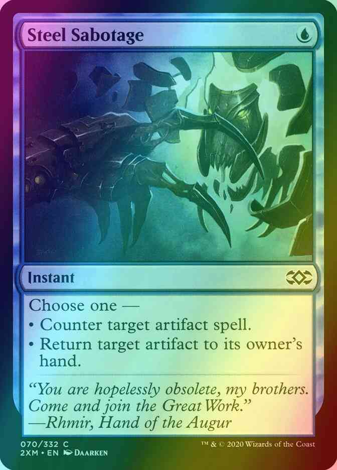 Steel Sabotage [70] [Double Masters] [Foil]