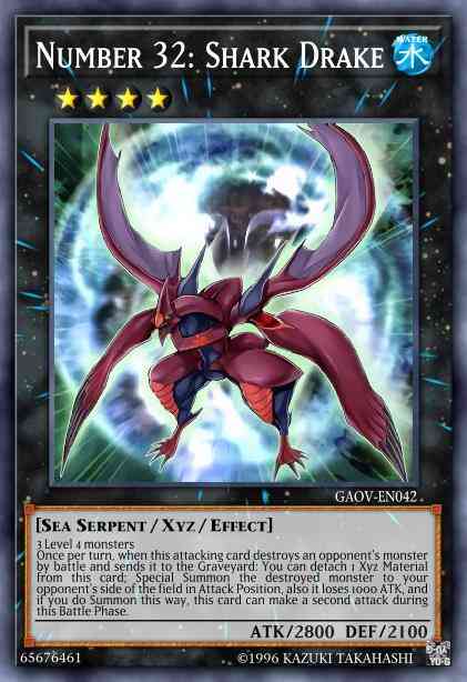 Number 32: Shark Drake - GAOV-EN042 - Ultra Rare - 1st Edition