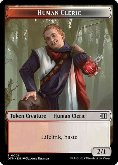 Human Cleric Token (01) // Plot Token (20) [Breaking News: Tokens] [Non-Foil]