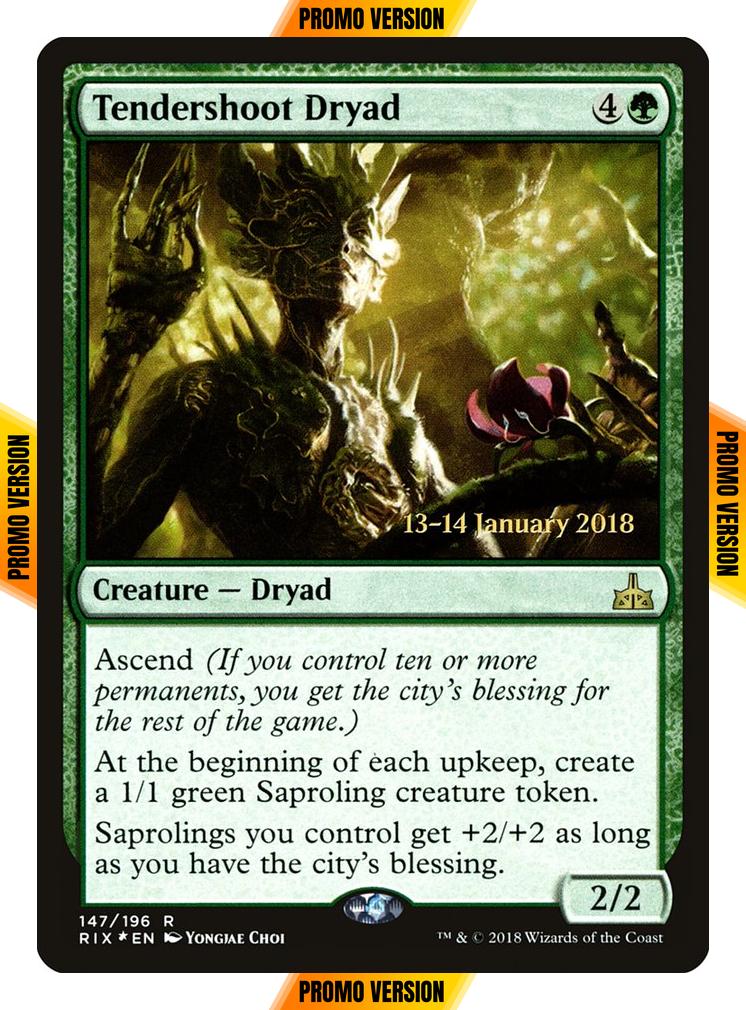 Tendershoot Dryad [147s] [Rivals of Ixalan Promos] [Foil]