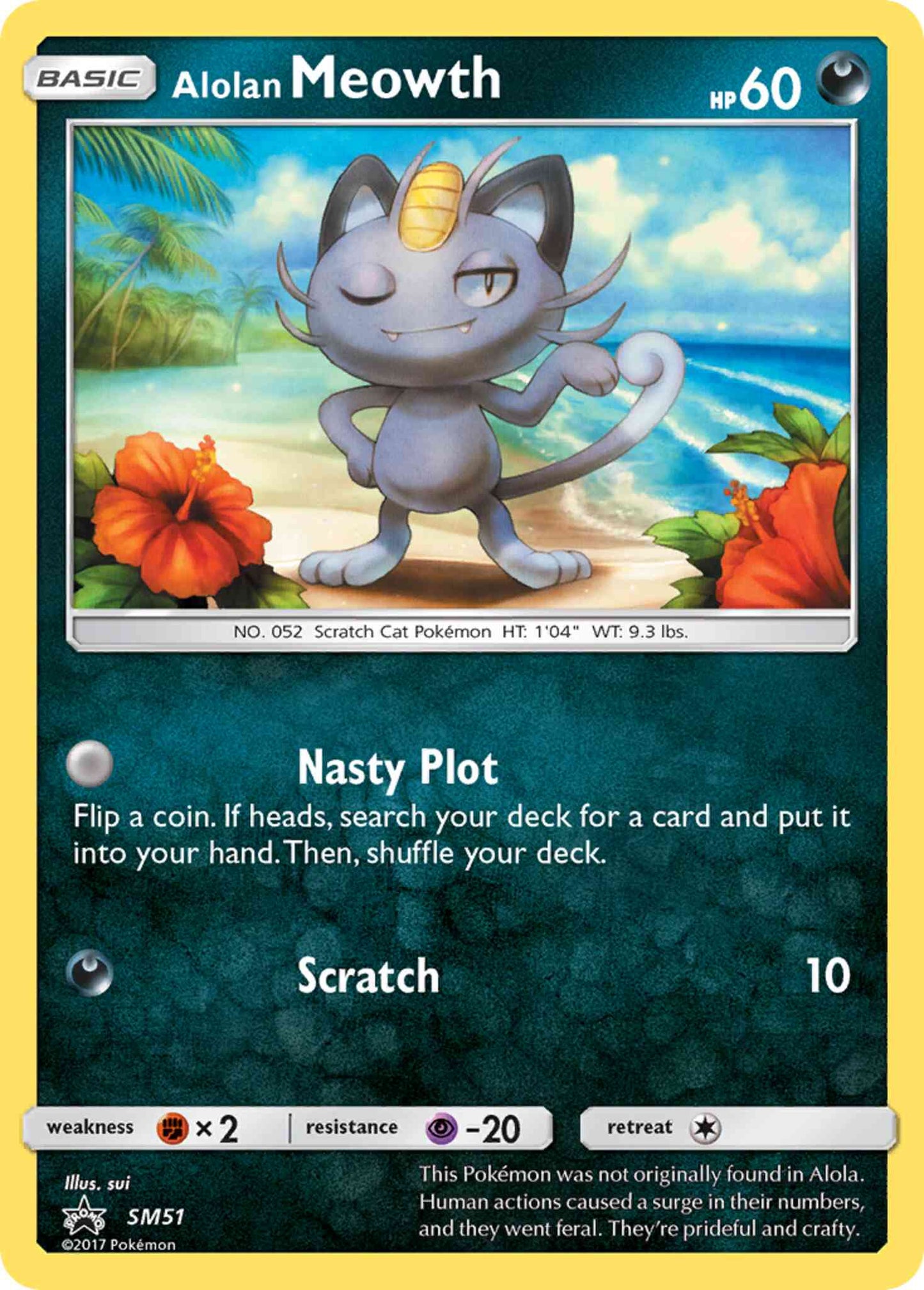 Alolan Meowth - SM51 - Promo [smp-SM51] [Holo]
