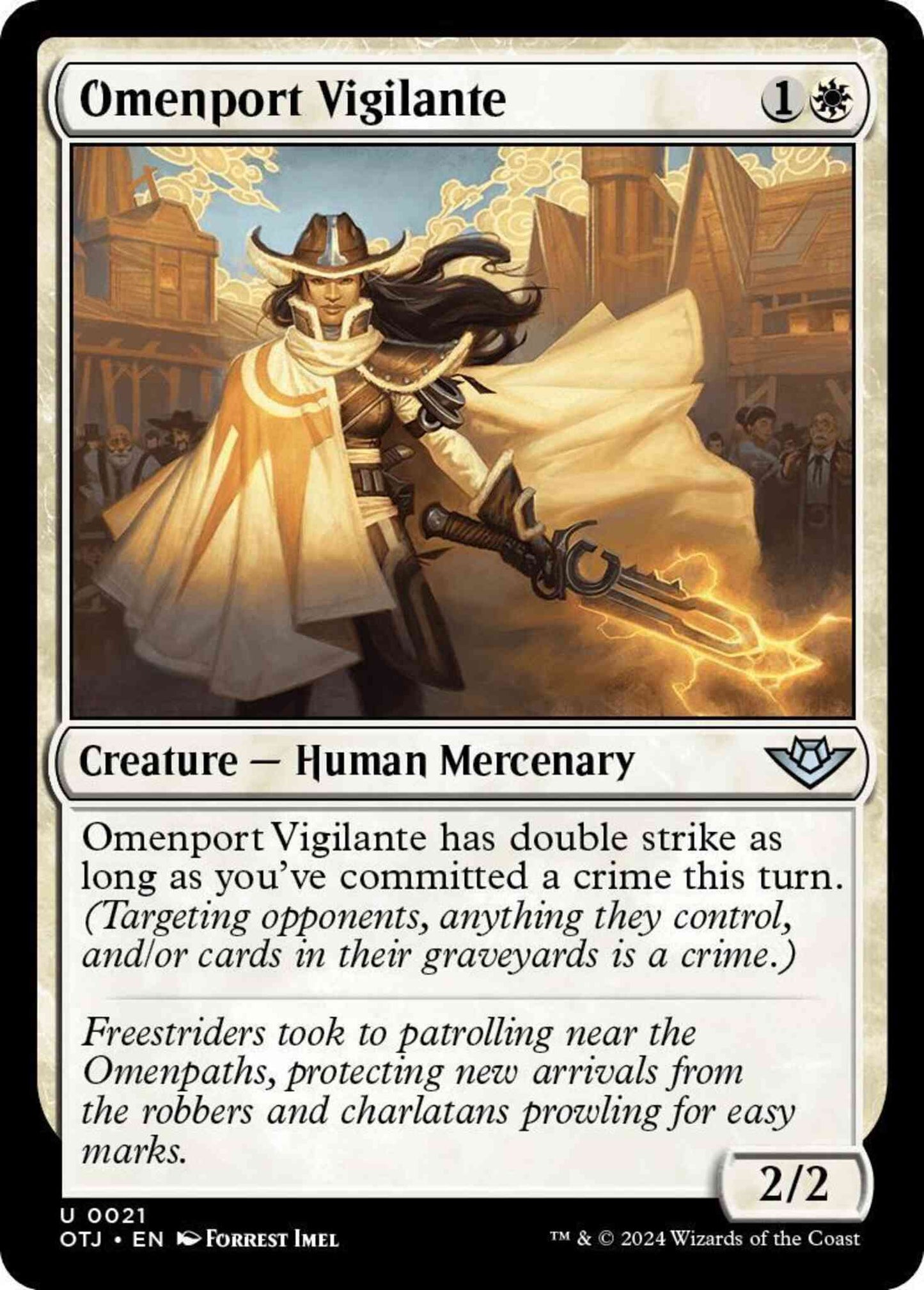 Omenport Vigilante [21] [Outlaws of Thunder Junction] [Non-Foil]