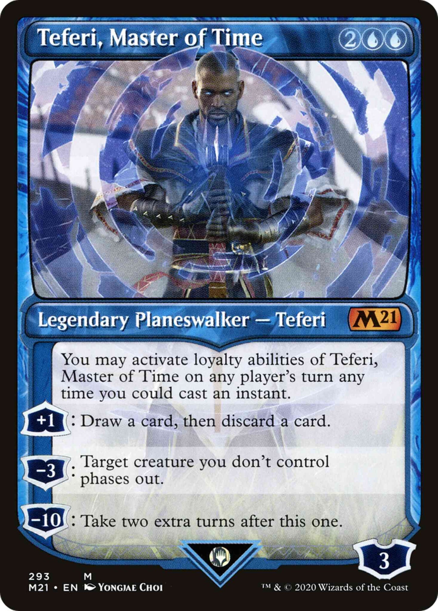 Teferi, Master of Time [293] [Showcase] [Core Set 2021] [Non-Foil]