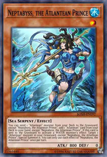 Neptabyss, the Atlantean Prince - BOSH-EN092 - Ultra Rare - Unlimited