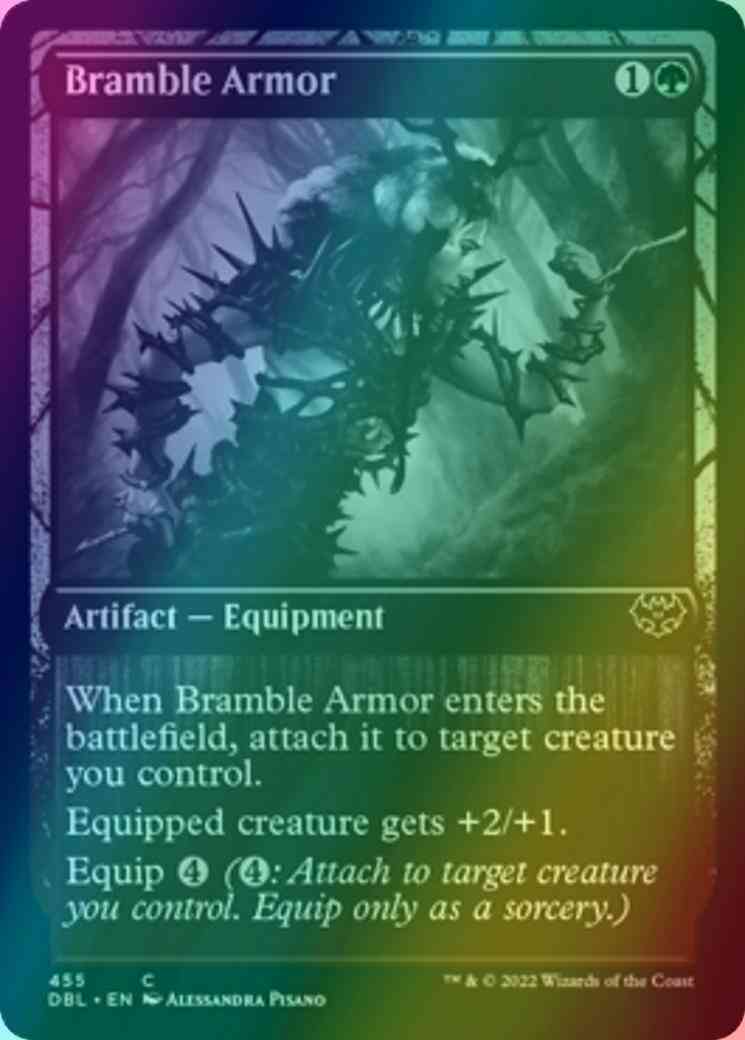 Bramble Armor [VOW Set Symbol] [455] [Innistrad: Double Feature] [Foil]