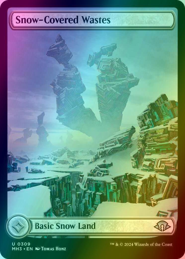 Snow-Covered Wastes [309] [Full Art] [Modern Horizons 3] [Foil]