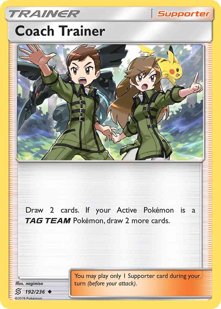 Coach Trainer - 192/236 - Uncommon [sm11-192] [Reverse Holo]