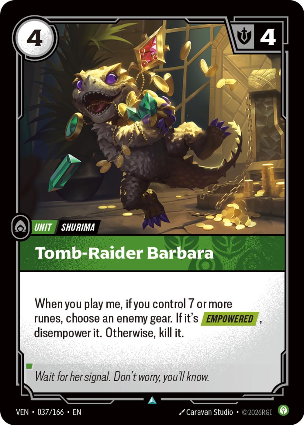 Tomb-Raider Barbara - 037/166 [Vendetta] [Non Foil]
