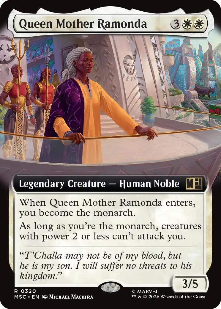 Queen Mother Ramonda [320] [Extended Art] [Marvel Super Heroes: Commander] [Non-Foil]