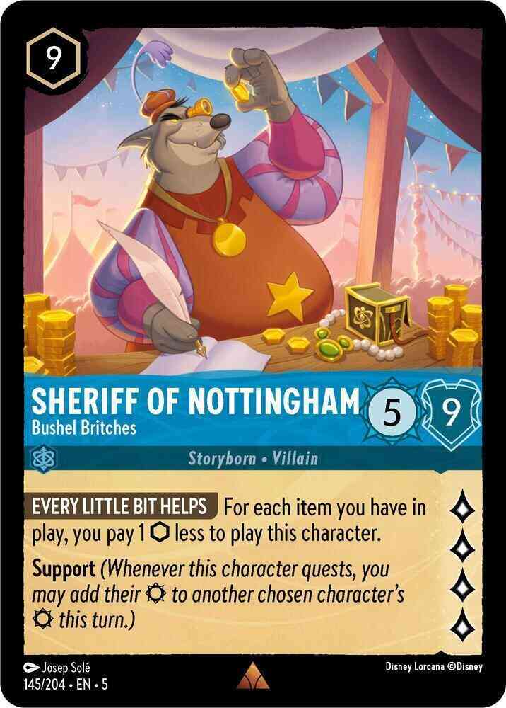 Sheriff of Nottingham - Bushel Britches - 145/204 [Shimmering Skies] [Non-Foil]