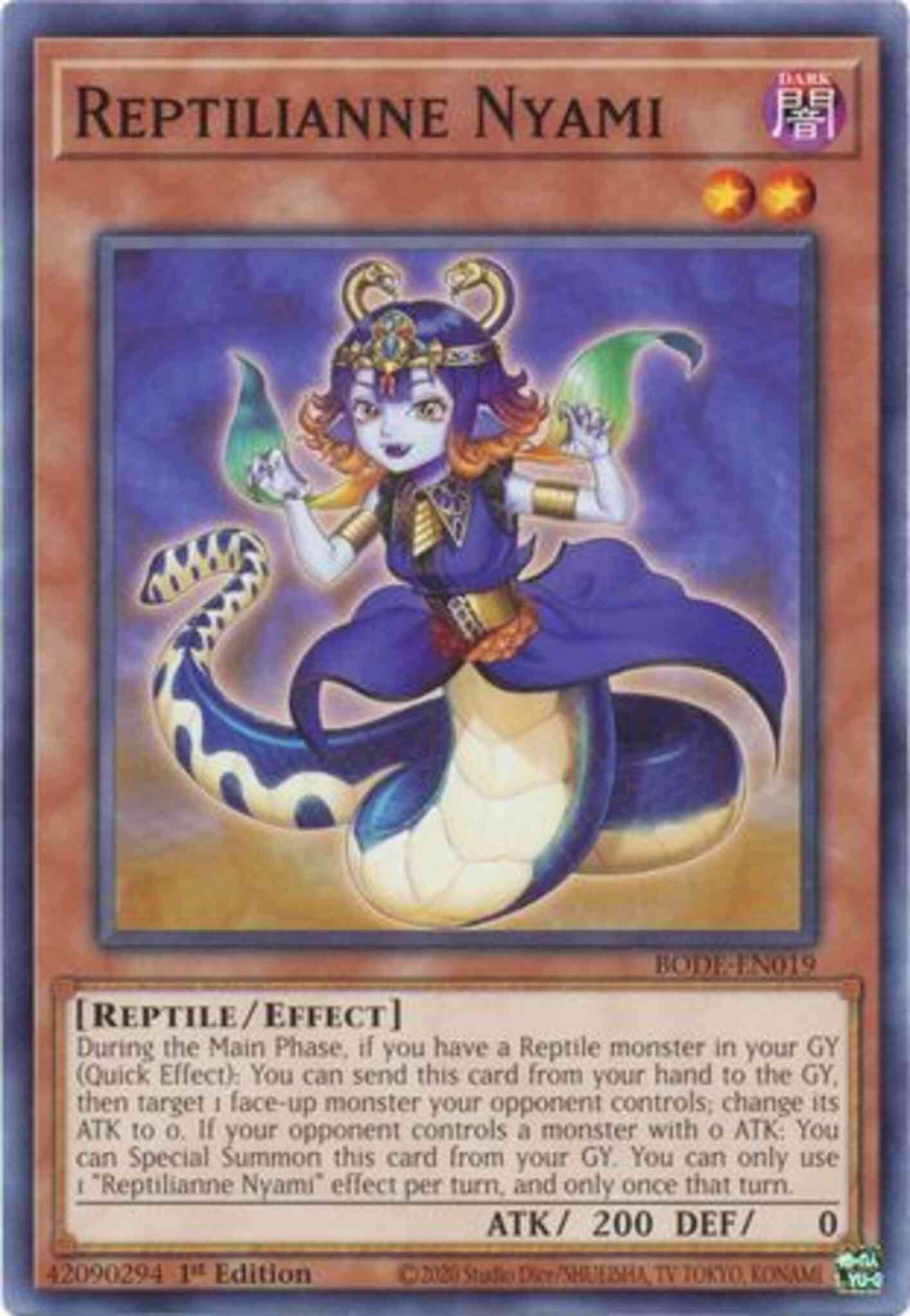 Reptilianne Nyami - BODE-EN019 - Common - 1st Edition