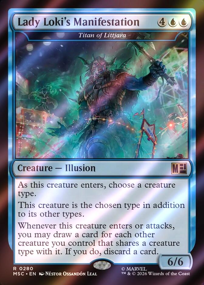 Lady Loki's Manifestation - Titan of Littjara [280] [Marvel Super Heroes: Commander] [Surge Foil]