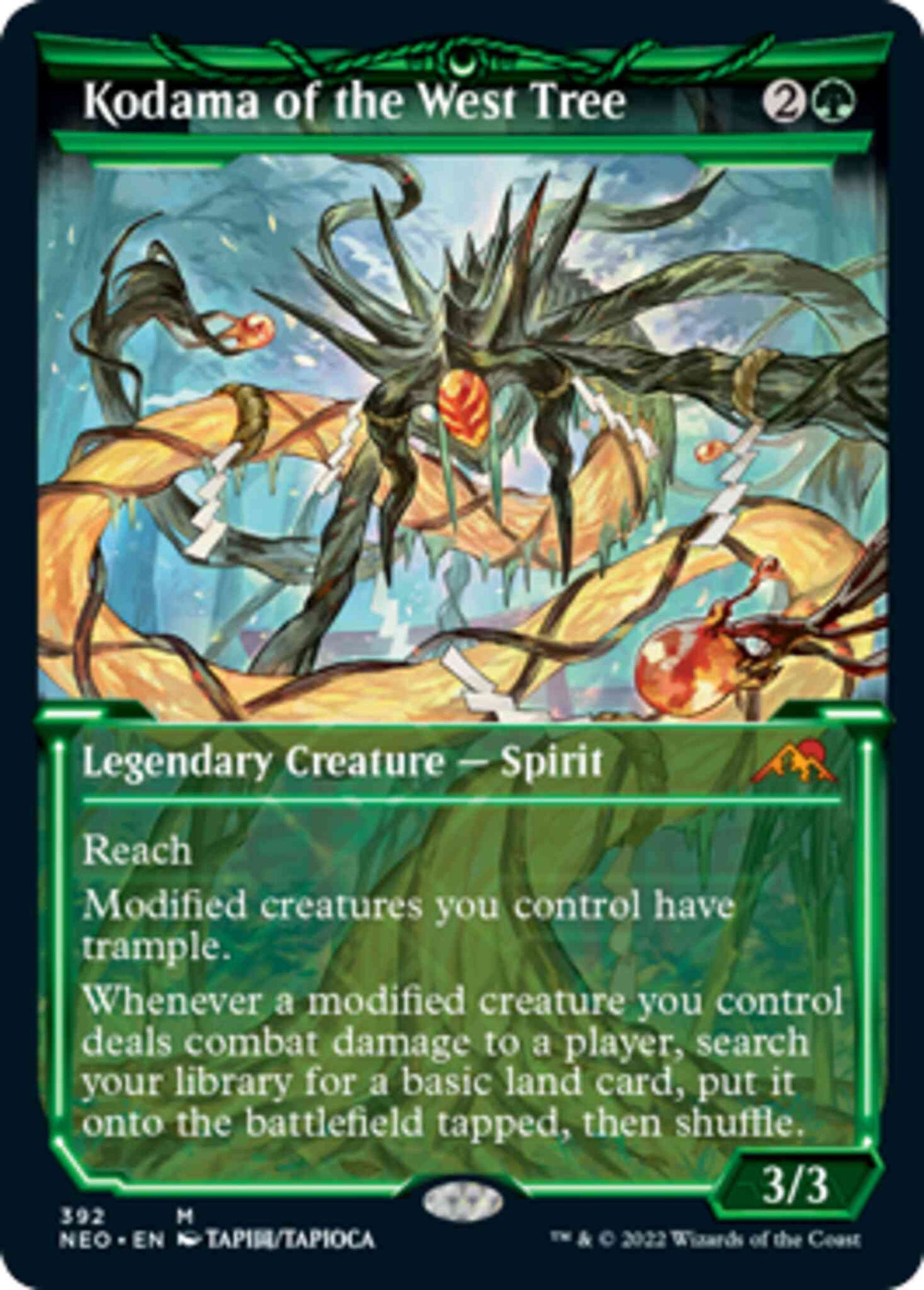 Kodama of the West Tree [392] [Soft Glow Showcase] [Kamigawa: Neon Dynasty] [Non-Foil]