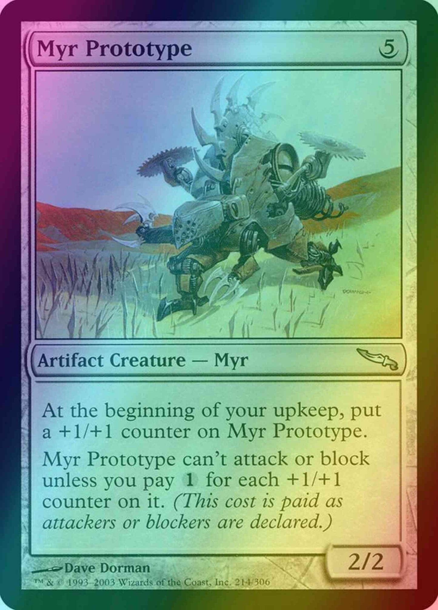 Myr Prototype [214] [Mirrodin] [Foil]