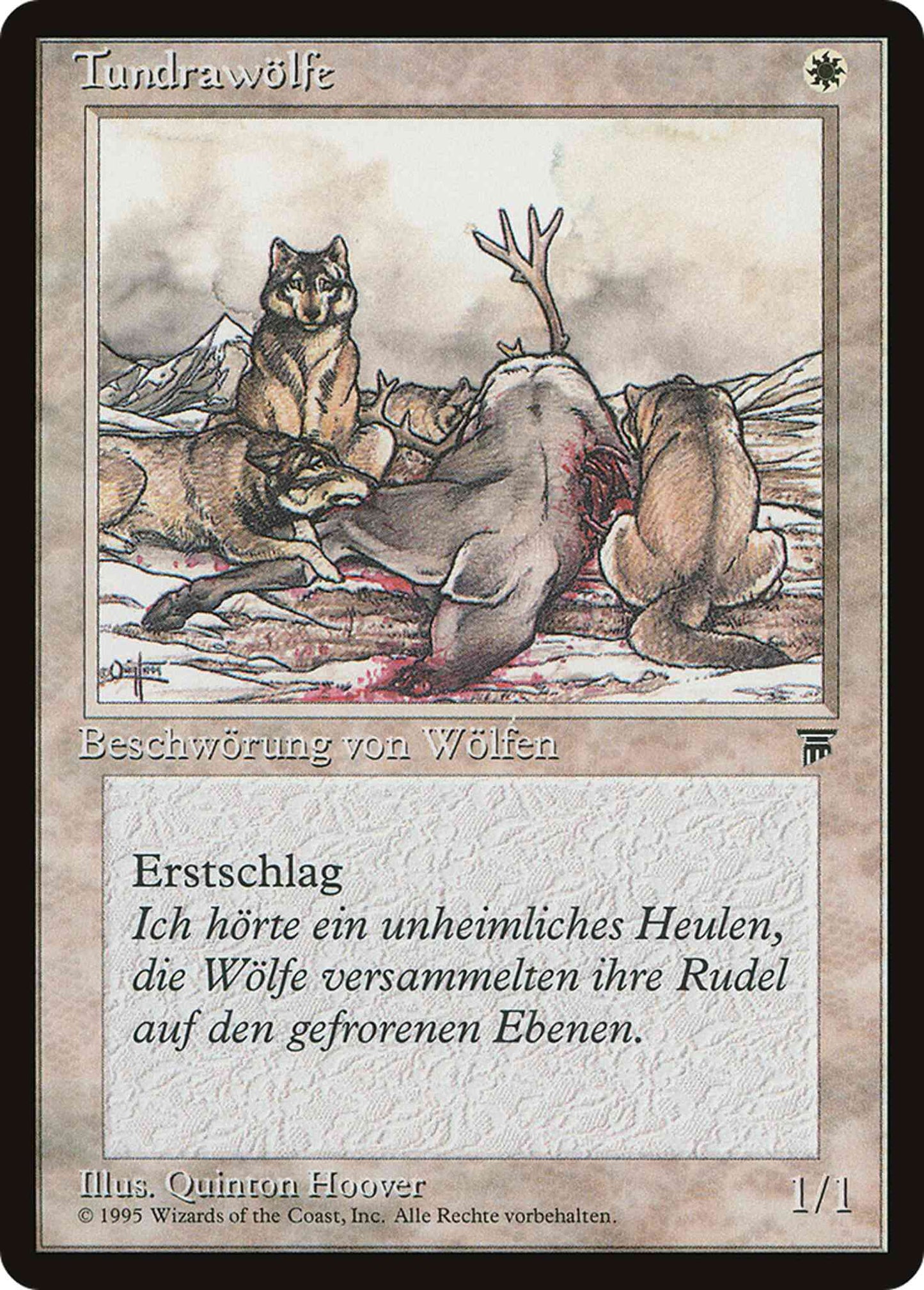 Tundra Wolves - German [21] [Renaissance German] [Non-Foil]