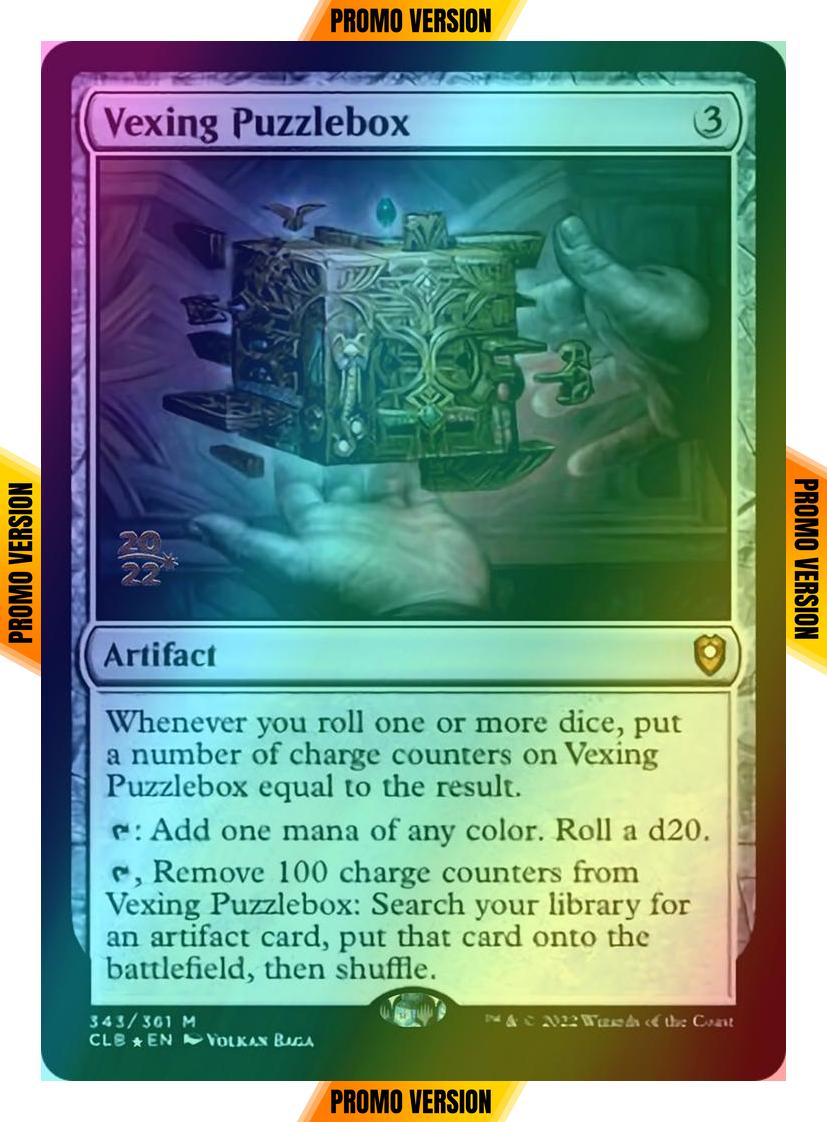 Vexing Puzzlebox [343s] [Prerelease] [Commander Legends: Battle for Baldur's Gate: Promos] [Foil]