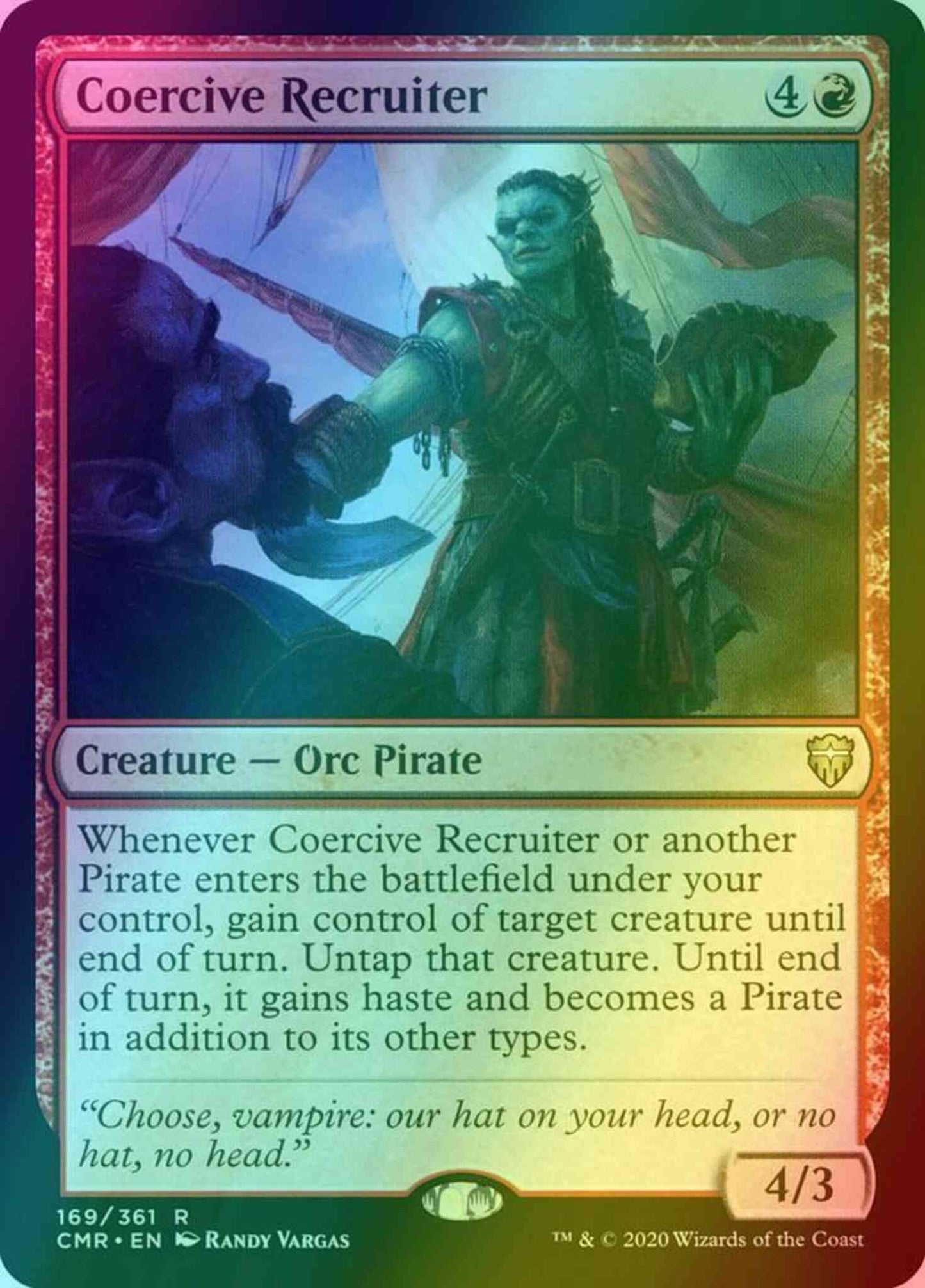 Coercive Recruiter [169] [Commander Legends] [Foil]