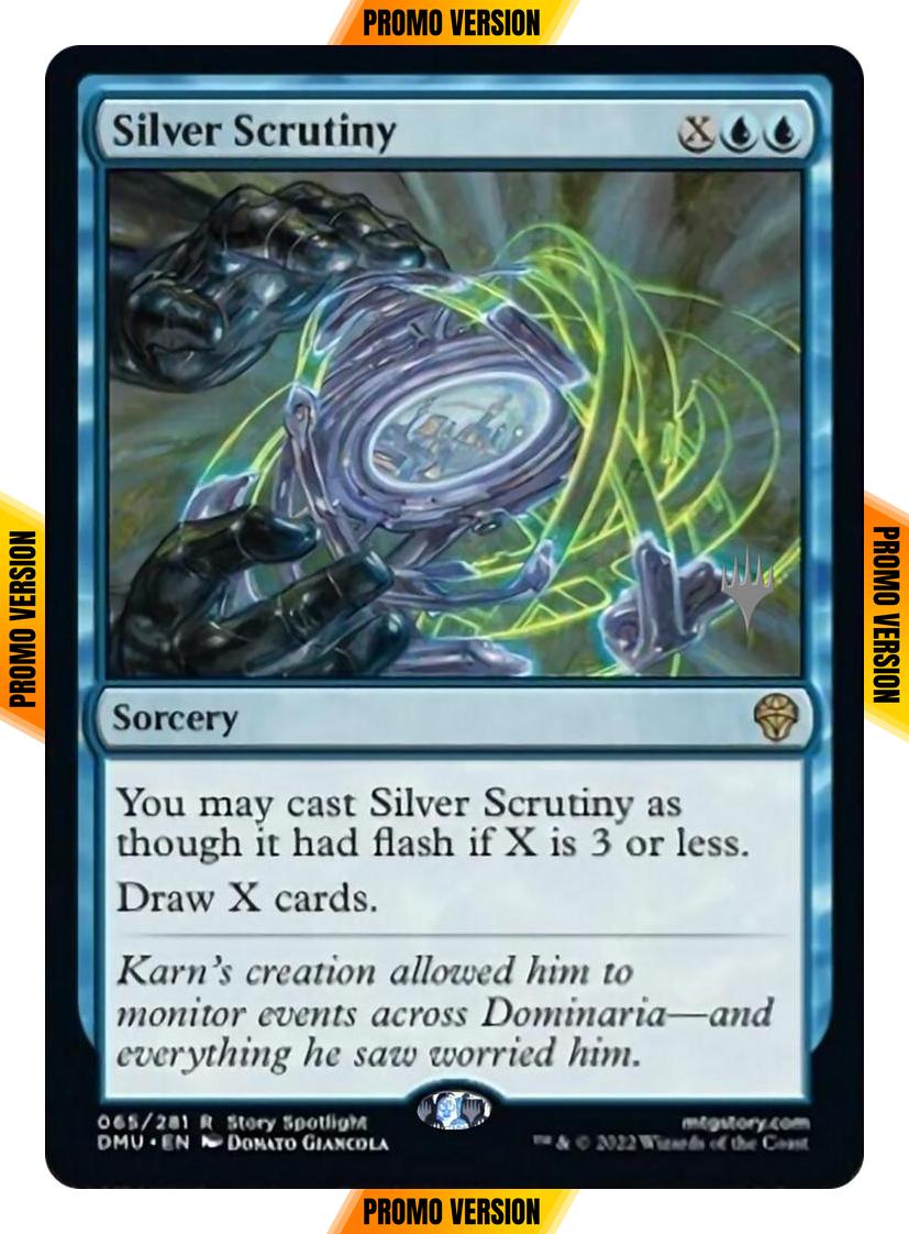 Silver Scrutiny [65p] [Promo Pack] [Dominaria United: Promos] [Non-Foil]