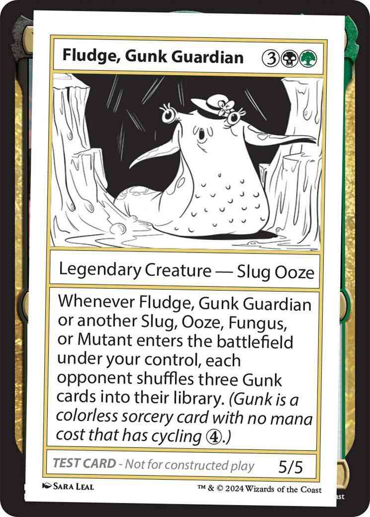 Fludge, Gunk Guardian [354] [Playtest Card] [Mystery Booster 2] [Non-Foil]