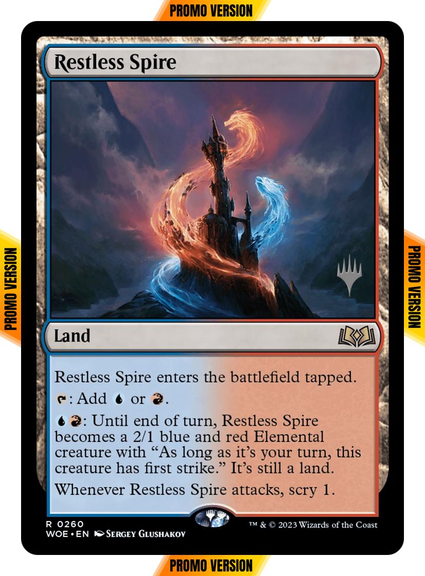 Restless Spire [260p] [Promo Pack] [Wilds of Eldraine: Promos] [Non-Foil]