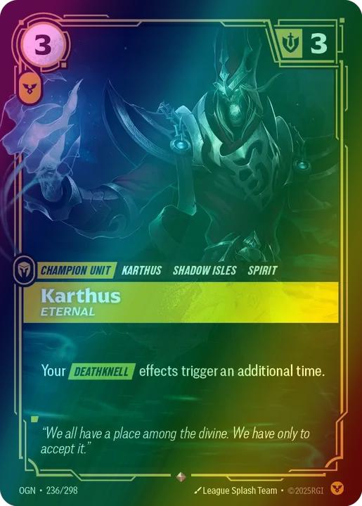 Karthus - Eternal - 236/298 [Origins] [Foil]