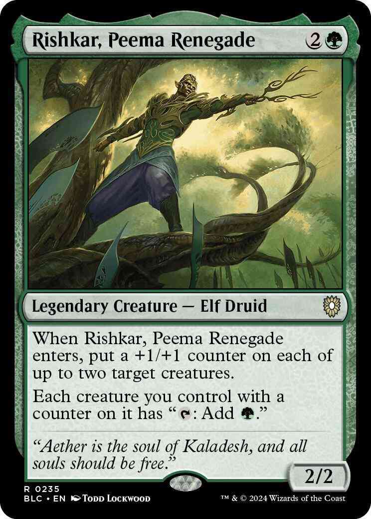 Rishkar, Peema Renegade [235] [Bloomburrow: Commander] [Non-Foil]