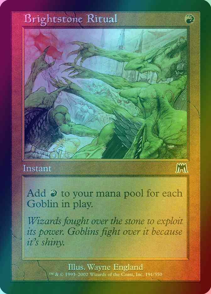 Brightstone Ritual [191] [Onslaught] [Foil]