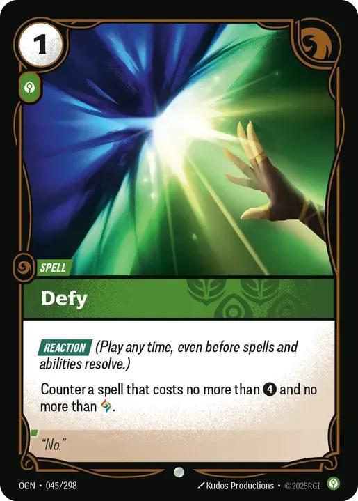 Defy - 045/298 [Origins] [Non-Foil]