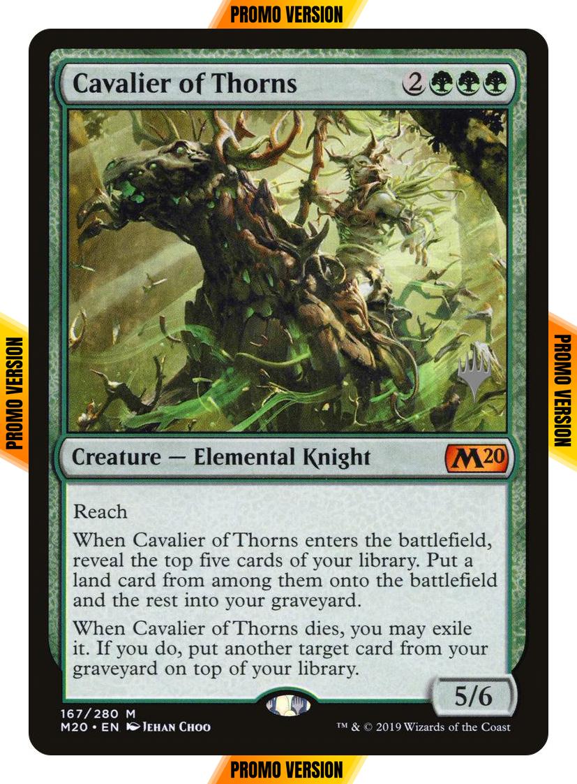 Cavalier of Thorns [167p] [Promo Pack] [Core Set 2020 Promos] [Non-Foil]