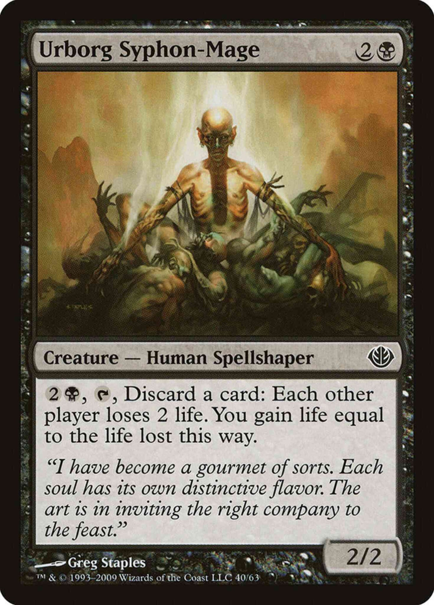 Urborg Syphon-Mage [40] [Duel Decks: Garruk vs. Liliana] [Non-Foil]