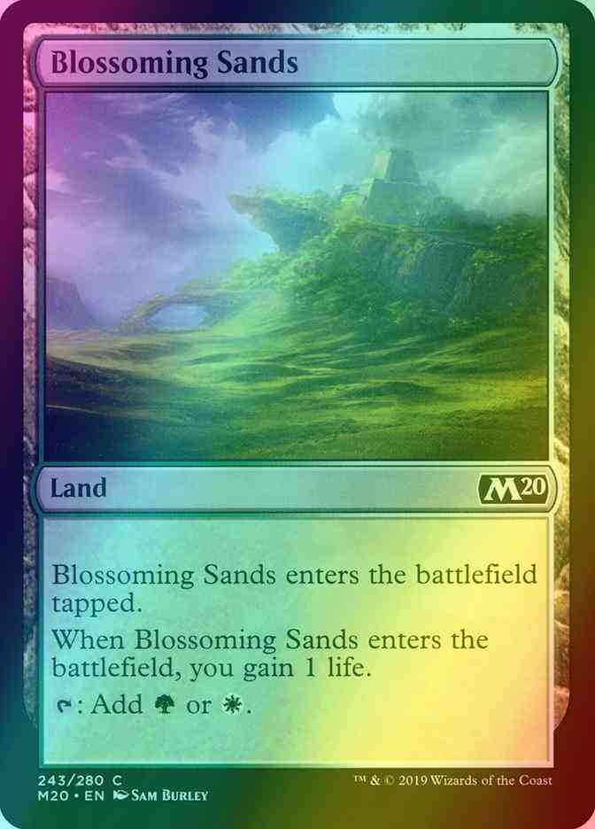 Blossoming Sands [243] [Core Set 2020] [Foil]