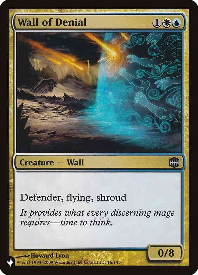 Wall of Denial [ARB-16] [The List] [Non-Foil]