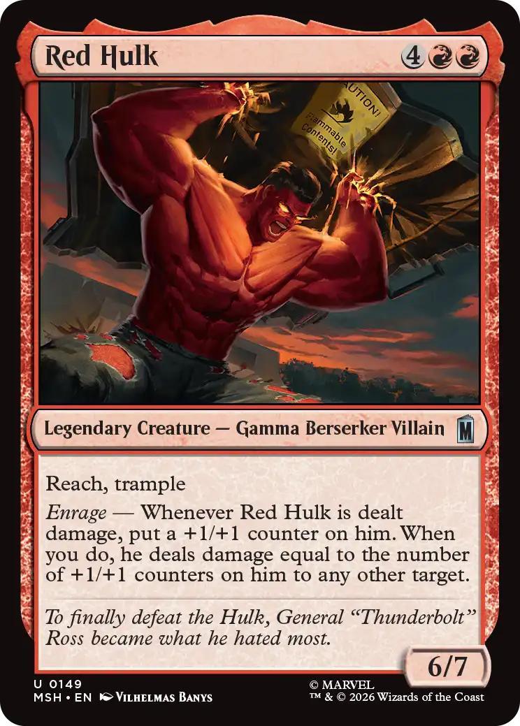 Red Hulk [149] [Marvel Super Heroes] [Non-Foil]