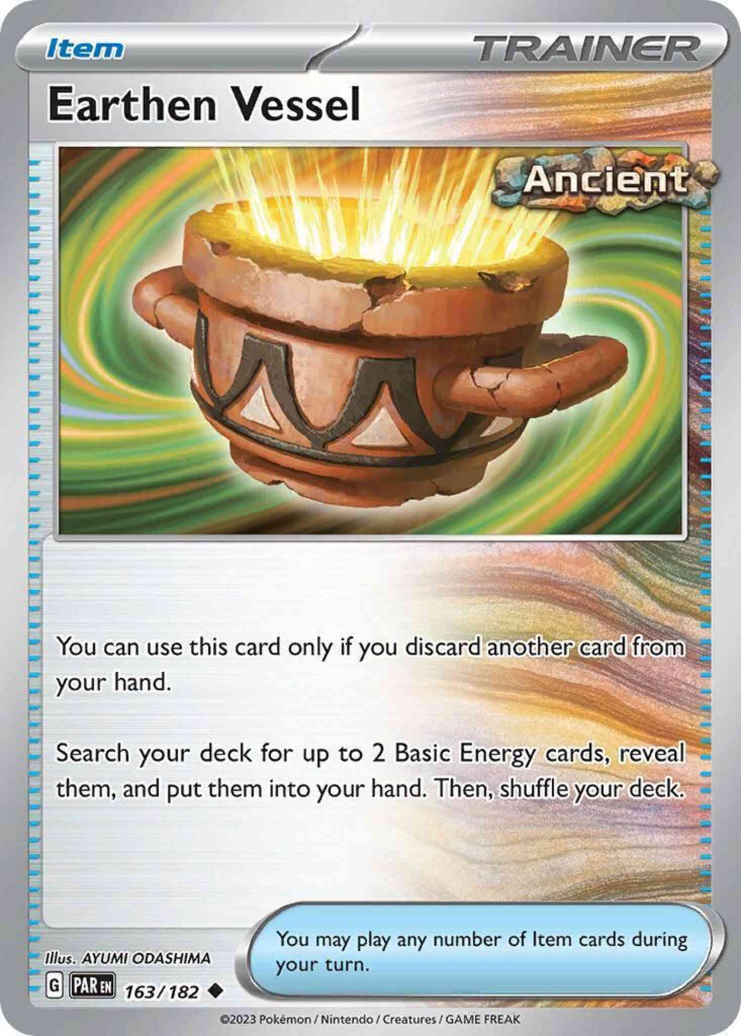 Earthen Vessel - 163/182 - Uncommon [sv04-163] [Non-Holo]
