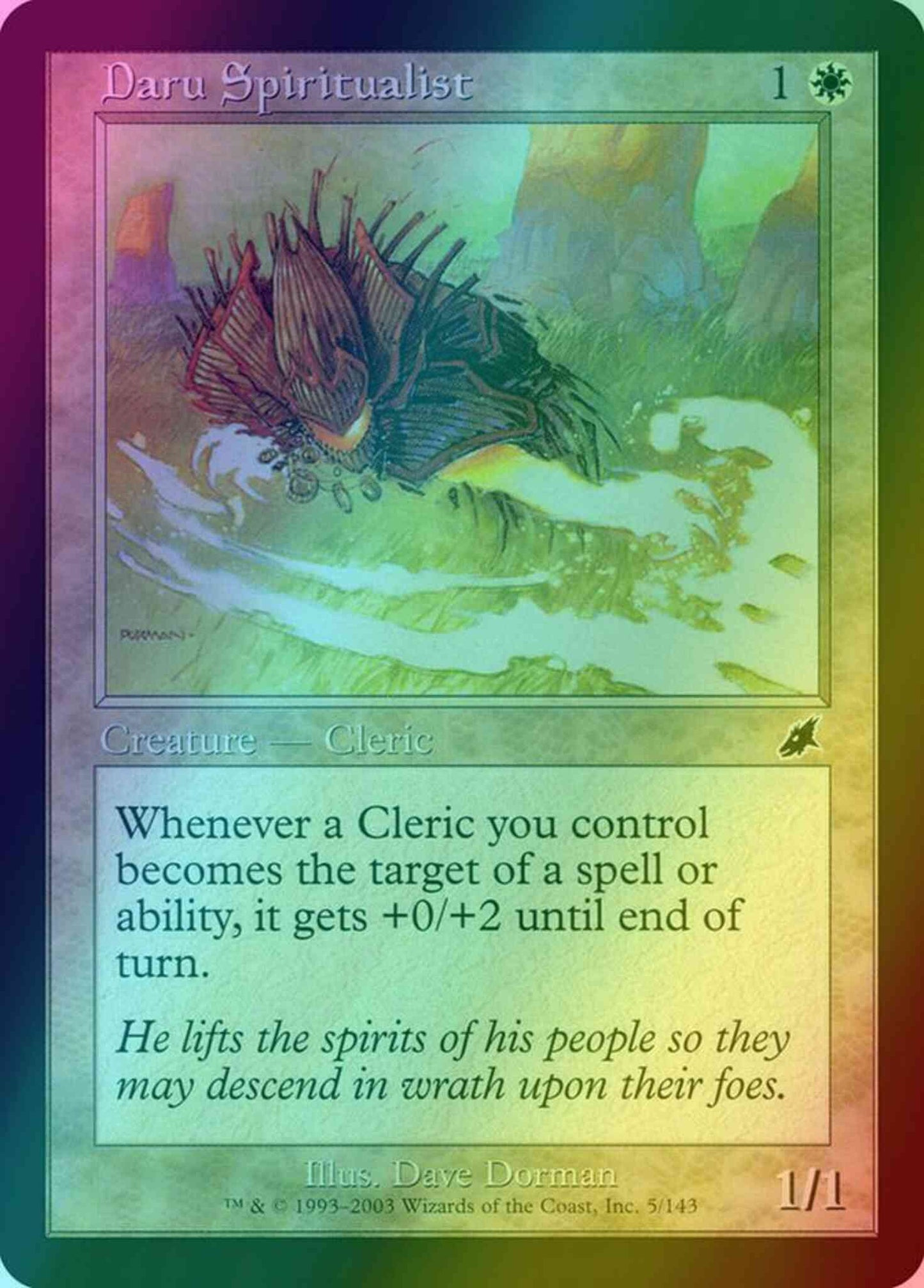 Daru Spiritualist [5] [Scourge] [Foil]