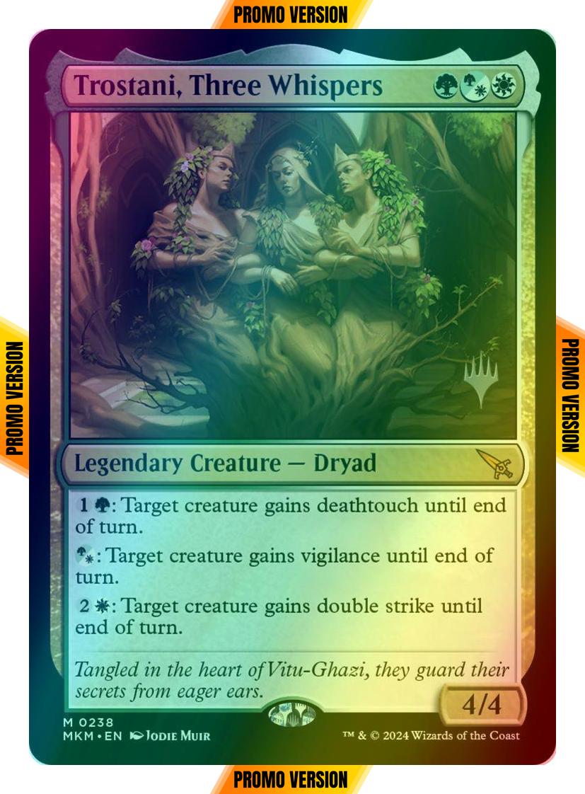 Trostani, Three Whispers [238p] [Promo Pack] [Murders at Karlov Manor: Promos] [Foil]
