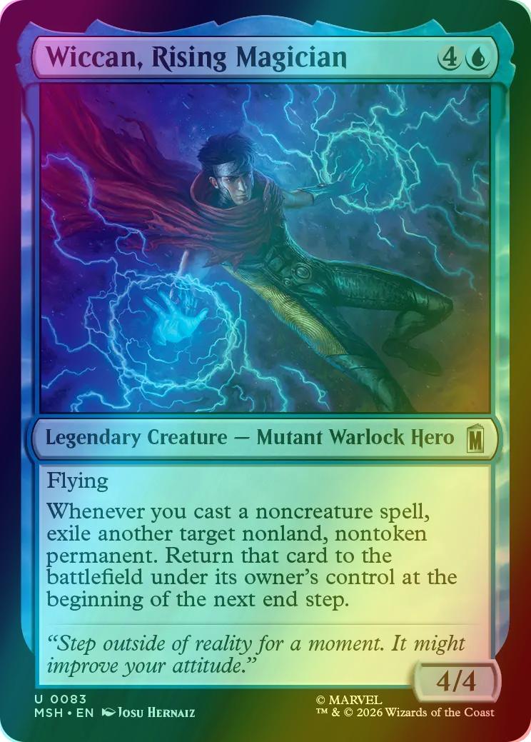 Wiccan, Rising Magician [83] [Marvel Super Heroes] [Foil]
