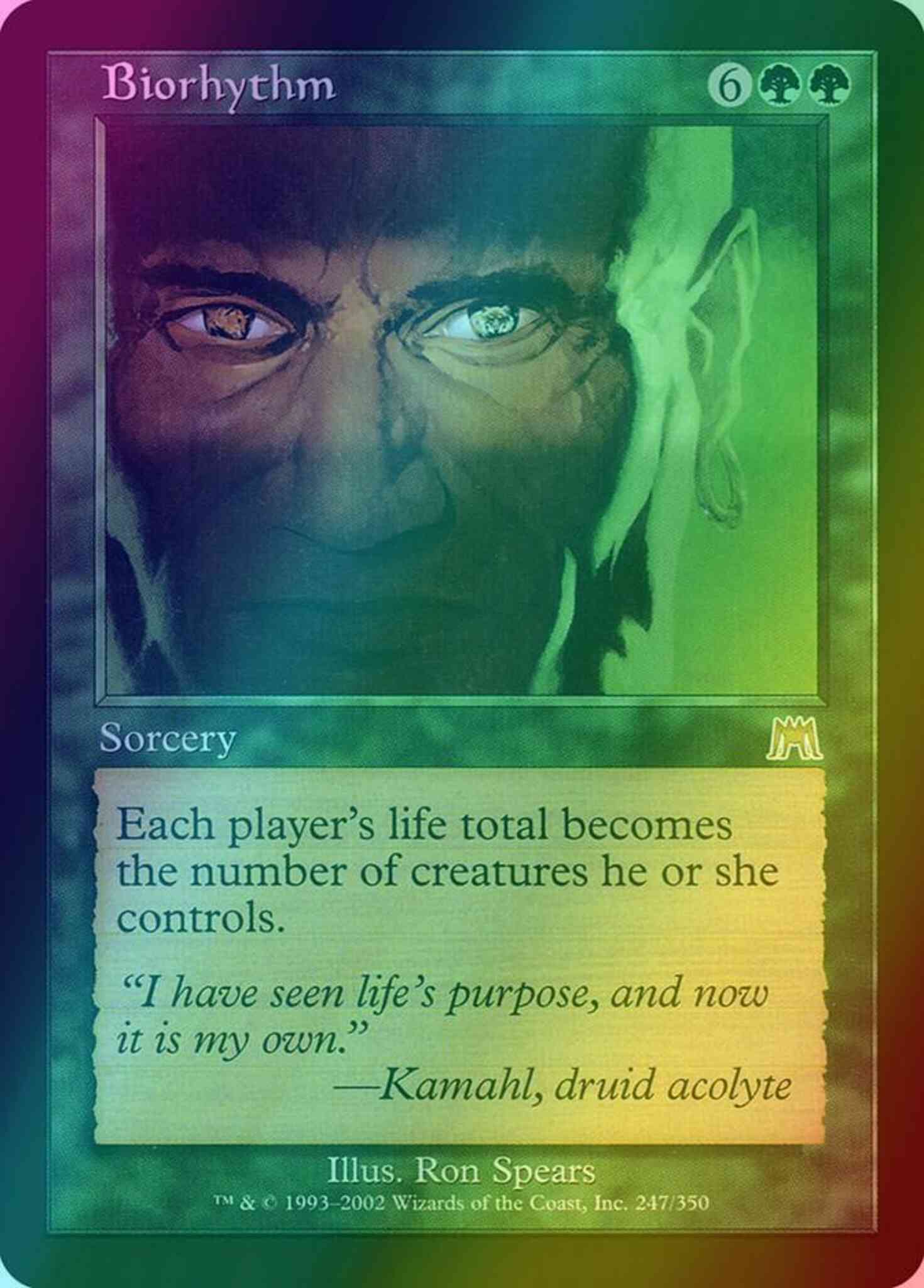 生命の律動　biorhythm オンスロート　foil Biorhythm [247] [Onslaught] [Foil] – Face to Face Games