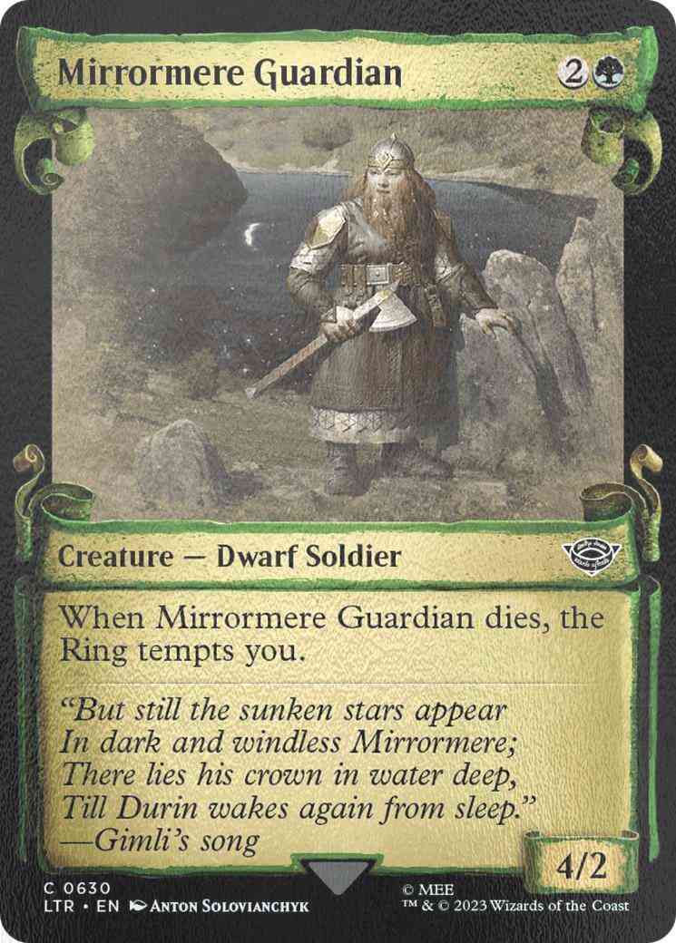 Mirrormere Guardian [630] [Scrolls Showcase] [The Lord of the Rings: Tales of Middle-earth] [Silver Foil]