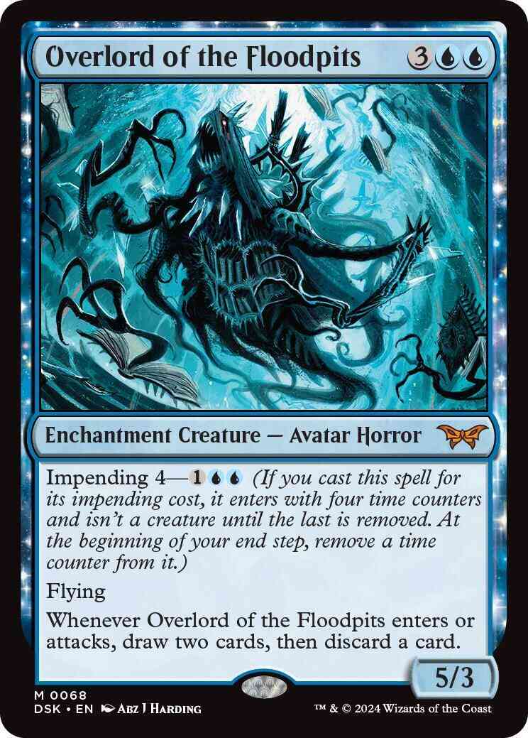 Overlord of the Floodpits [68] [Duskmourn: House of Horror] [Non-Foil]