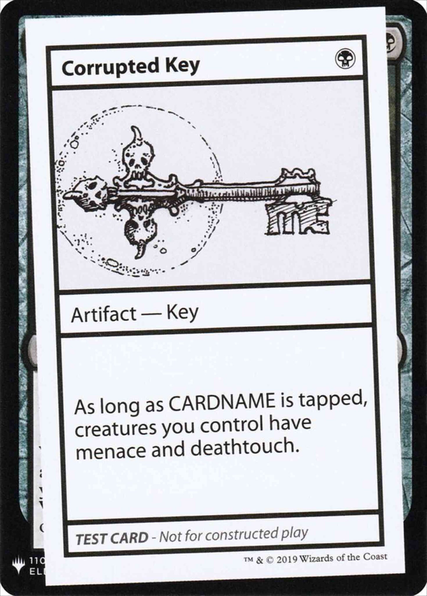 Corrupted Key - Symbol [39] [Mystery Booster Playtest Cards 2019] [Non-Foil]