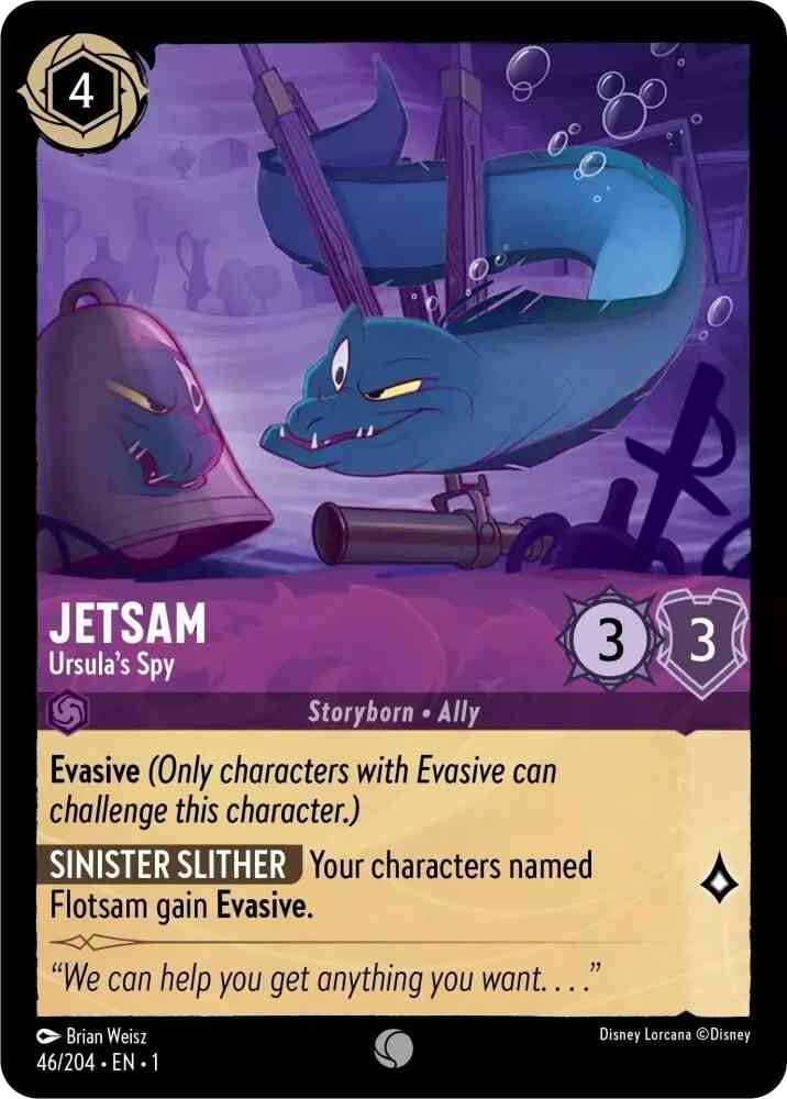 Jetsam - Ursula's Spy - 46/204 [The First Chapter] [Non-Foil]