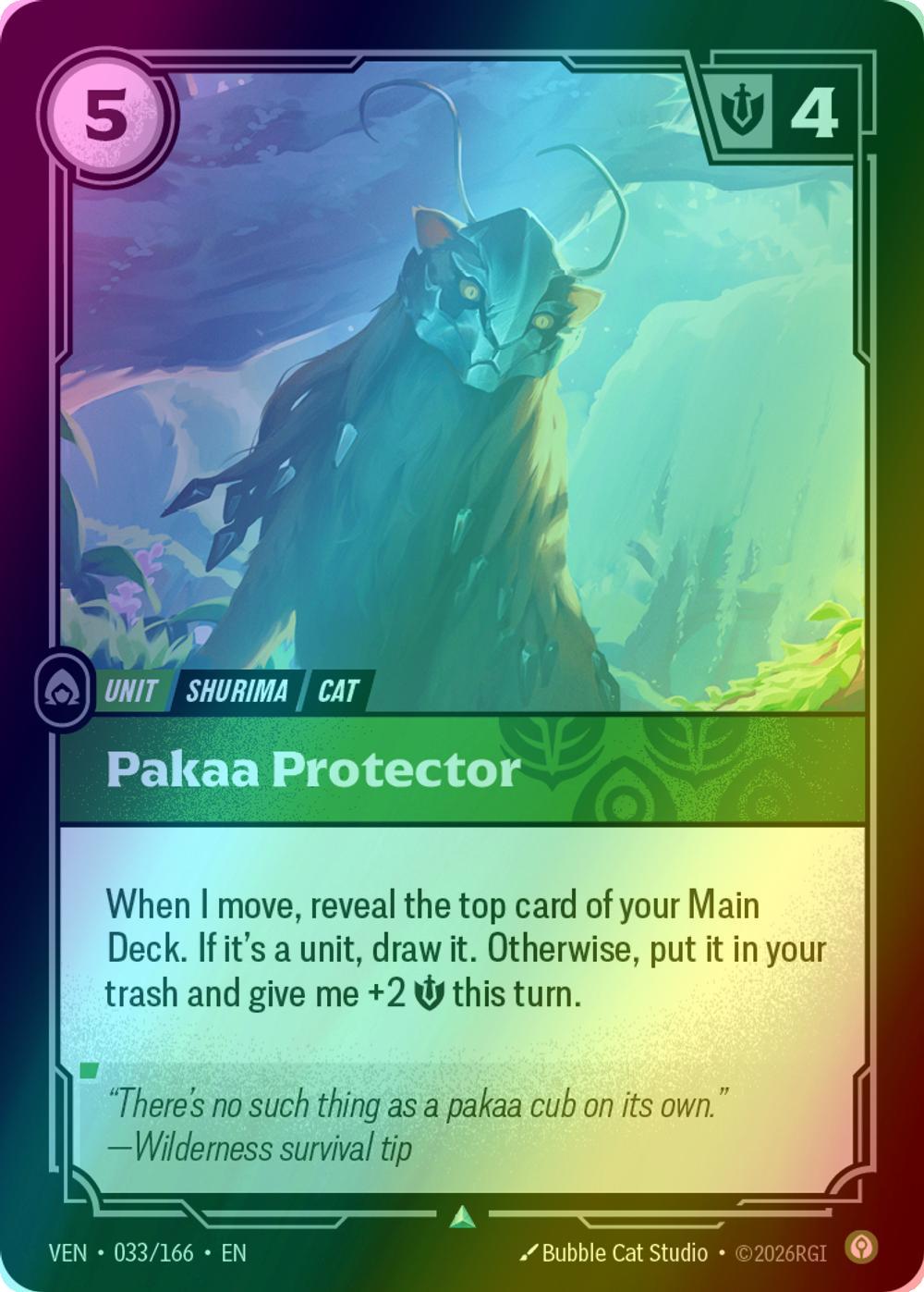 Pakaa Protector - 033/166 [Vendetta] [Foil]