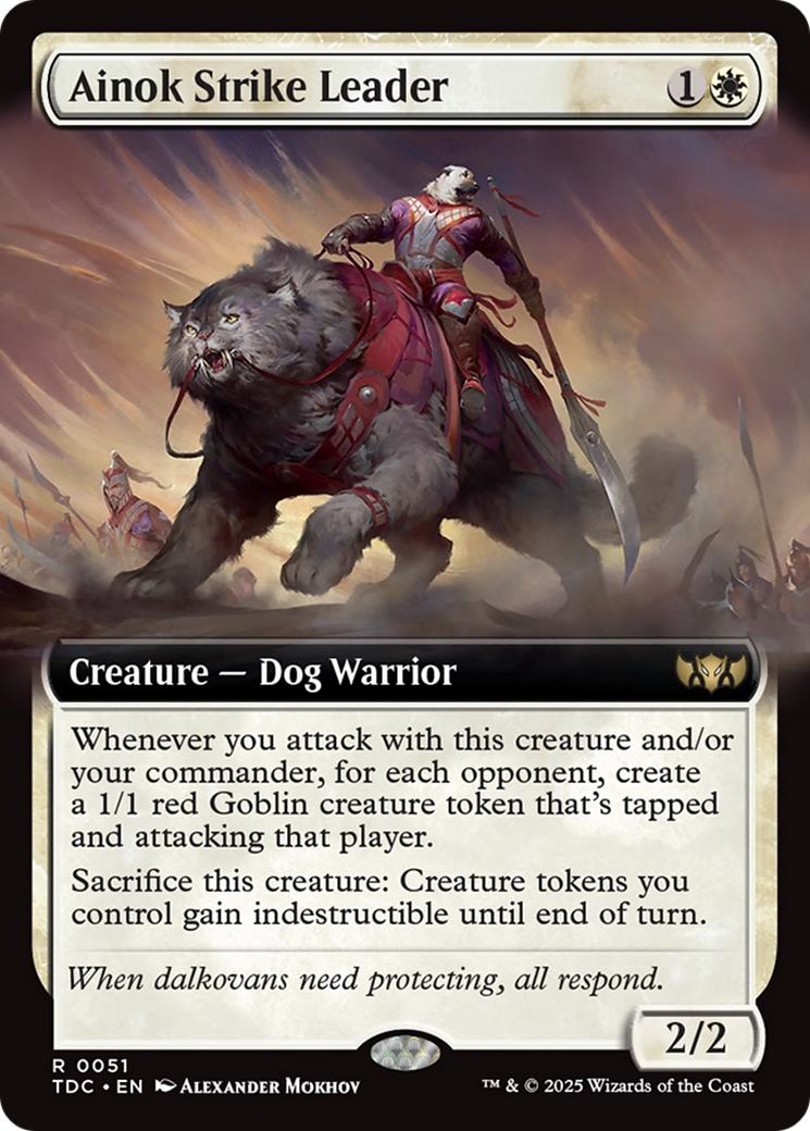 Ainok Strike Leader [51] [Extended Art] [Tarkir: Dragonstorm: Commander] [Non-Foil]